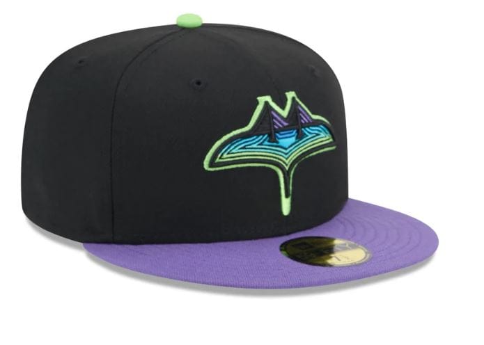 Tampa Bay Rays New Era Black/Navy 2024 City Connect 59FIFTY Fitted Hat