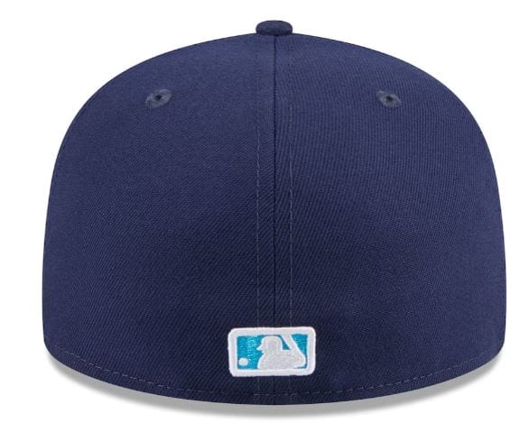 New Era Fitted Hat Tampa Bay Rays New Era Navy 2024 Father's Day 59FIFTY Fitted Hat
