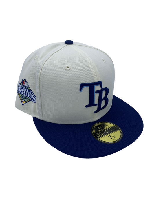 Tampa Bay Rays New Era City Icon 59FIFTY Fitted Hat - White