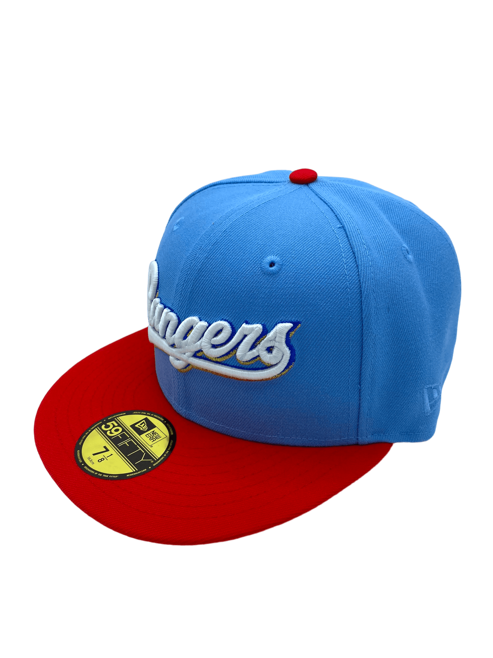 Texas Rangers New Era Blue Champions Custom Side Patch 59FIFTY Fitted ...