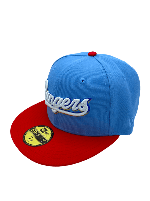 Texas Rangers New Era Blue Champions Custom Side Patch 59FIFTY Fitted Hat - Men's