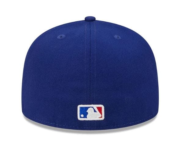 New Era Fitted Hat Texas Rangers New Era Cream/Blue 2024 MLB All Star Game Workout Side Patch 59FIFTY Fitted Hat - Men's