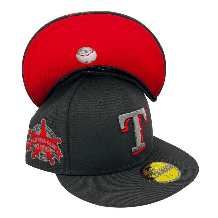 Men's Texas Rangers New Era White/Red 1995 All-Star Game Two-Tone 59FIFTY  Fitted Hat