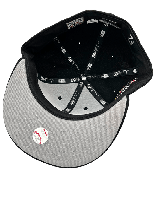 Toronto Blue Jays New Era Black Custom Side Patch 59FIFTY Fitted Hat