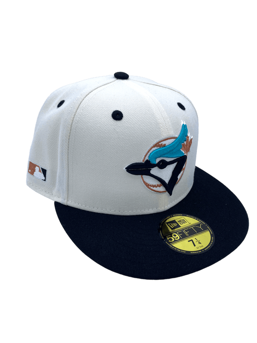 Toronto Blue Jays New Era Chrome/Black Custom Side Patch 59FIFTY Fitted Hat