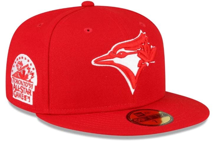 New Era Toronto Blue Jays 5950 Fitted Hat Classic MLB Basic Black White Cap