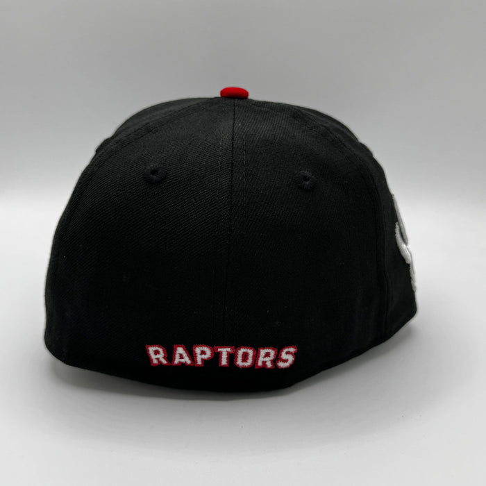 New Era Fitted Hat Toronto Raptors New Era Black "Vinsanity" Custom 59FIFTY Fitted Hat - Men's