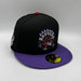 New Era Fitted Hat Toronto Raptors New Era Black "Vinsanity" Custom 59FIFTY Fitted Hat - Men's