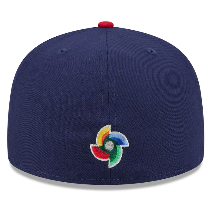 New Era Fitted Hat USA Baseball New Era 2026 World Baseball Classic 59FIFTY Fitted Hat - Navy/Red - Men's