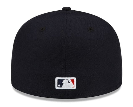 New Era Fitted Hat Youth Minnesota Twins New Era Navy Road On Field 59FIFTY Fitted Hat