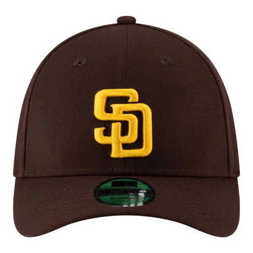 New Era Flex Fit Hat Adult San Diego Padres New Era Brown Player Replica 39THIRTY M-Crown Flex Hat - Men's