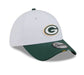 Adult Green Bay Packers New Era 2025 White NFL Training Camp 39THIRTY Flex Fit Hat - Men's