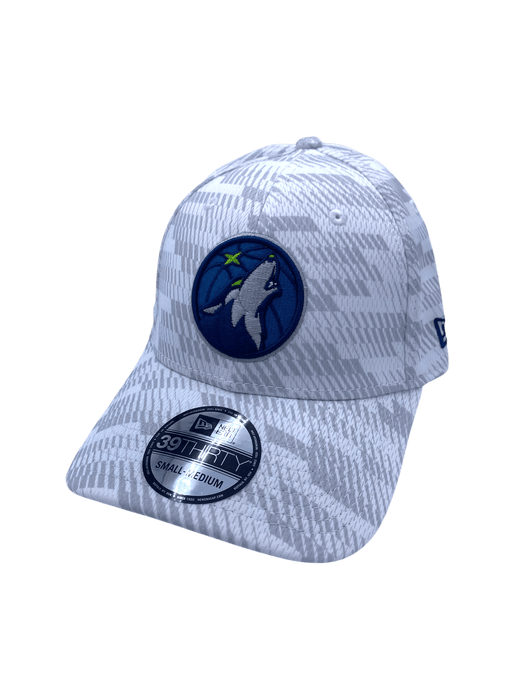 Adult Minnesota Timberwolves New Era White Team Graded 2025 Spring Collection 39THIRTY Flex Hat - Men's