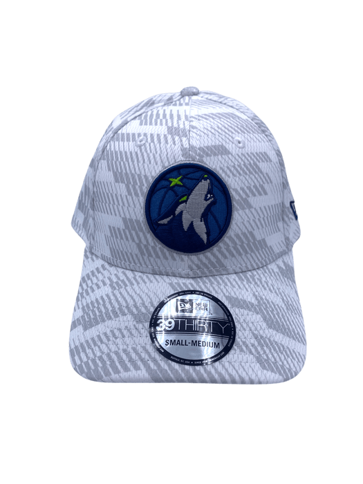 Adult Minnesota Timberwolves New Era White Team Graded 2025 Spring Collection 39THIRTY Flex Hat - Men's