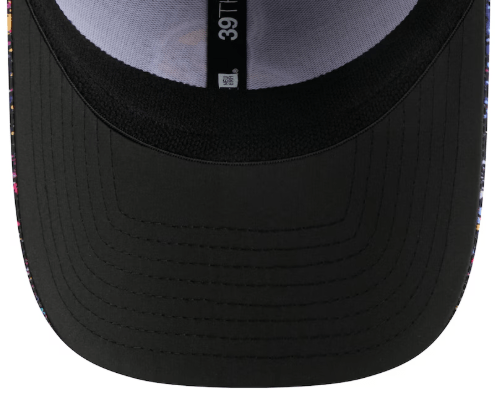 Adult Minnesota Vikings New Era Black 2025 NFL Crucial Catch 39THIRTY Flex Fit Hat - Men's