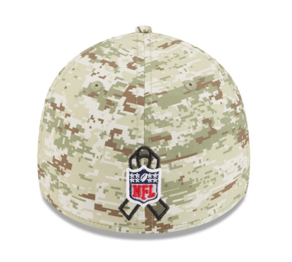 New Era Flex Hat Adult Minnesota Vikings New Era Camo 2025 NFL Salute to Service 39THIRTY Flex Fit Hat - Men's