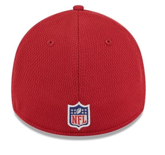 New Era Flex Hat Arizona Cardinals New Era 2023 NFL Training Camp Red 39THIRTY Flex Fit Hat