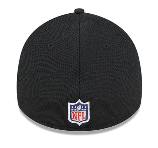 New Era Flex Hat Baltimore Ravens New Era 2023 NFL Training Camp Black 39THIRTY Flex Fit Hat