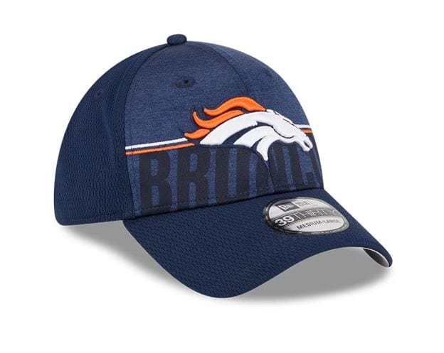 Denver Broncos New Era 2023 NFL Training Camp Navy 39THIRTY Flex Fit Hat