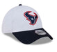 New Era Flex Hat Houston Texans New Era 2024 White NFL Training Camp 39THIRTY Flex Fit Hat - Adult