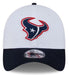 New Era Flex Hat Houston Texans New Era 2024 White NFL Training Camp 39THIRTY Flex Fit Hat - Adult