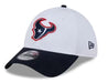 New Era Flex Hat Houston Texans New Era 2024 White NFL Training Camp 39THIRTY Flex Fit Hat - Adult