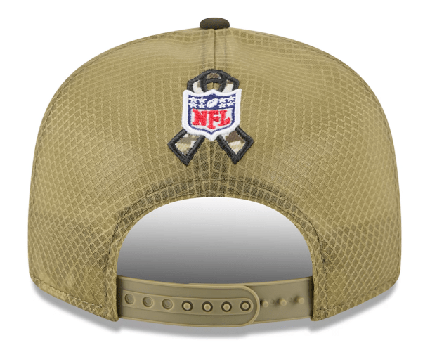 Adult Minnesota Vikings New Era 2025 Dark Green NFL Salute to Service Split Panel 9FIFTY Snapback Hat - Men's