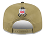 Adult Minnesota Vikings New Era 2025 Dark Green NFL Salute to Service Split Panel 9FIFTY Snapback Hat - Men's