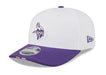Adult Minnesota Vikings New Era 2025 White NFL Training Camp 9SEVENTY Stretch-Snap Hat - Men's