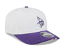 Adult Minnesota Vikings New Era 2025 White NFL Training Camp 9SEVENTY Stretch-Snap Hat - Men's