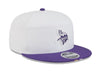 Adult Minnesota Vikings New Era 2025 White NFL Training Camp Split Panel 9FIFTY Snapback Hat - Men's