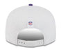 Adult Minnesota Vikings New Era 2025 White NFL Training Camp Split Panel 9FIFTY Snapback Hat - Men's