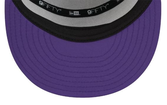 Adult Minnesota Vikings New Era 2025 White NFL Training Camp Split Panel 9FIFTY Snapback Hat - Men's