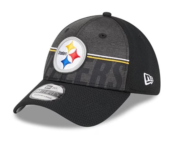 Pittsburgh Steelers New Era 2023 NFL Training Camp Black 39THIRTY Flex Fit Hat