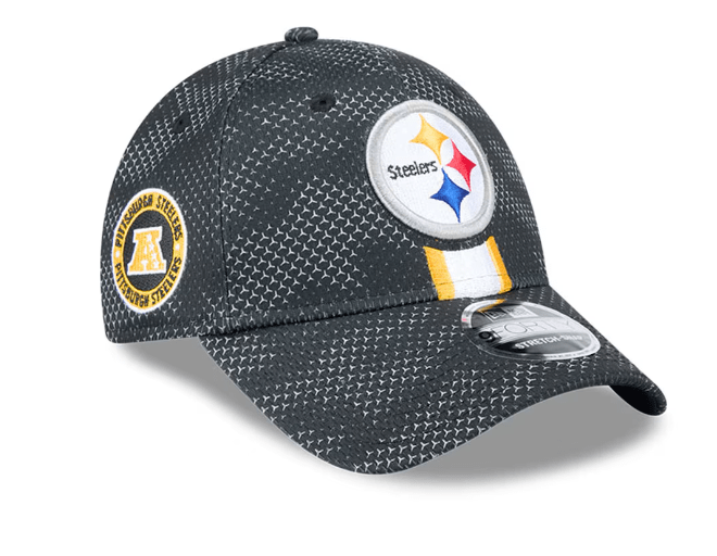 New Era Hats OSFM / Black Youth Pittsburgh Steelers New Era Black 2024 NFL Sideline 9FORTY Stretch-Snap Hat