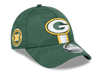 New Era Hats OSFM / Green Youth Green Bay Packers New Era Green 2024 NFL Sideline 9FORTY Stretch-Snap Hat