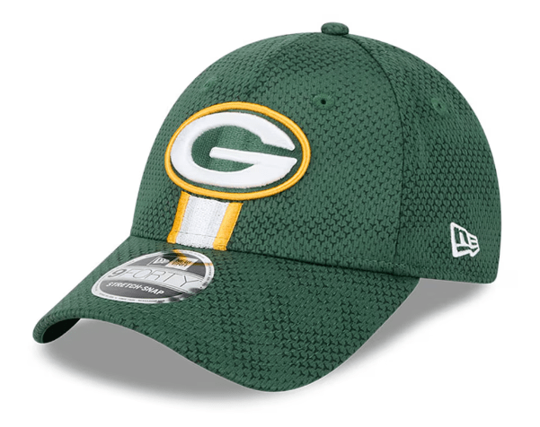 New Era Hats OSFM / Green Youth Green Bay Packers New Era Green 2024 NFL Sideline 9FORTY Stretch-Snap Hat