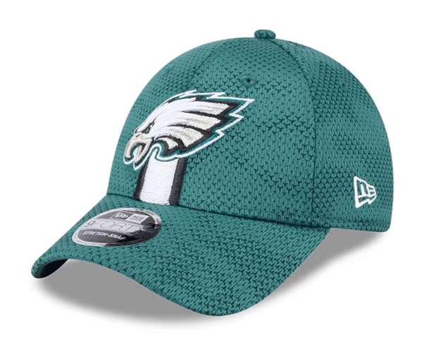 New Era Hats OSFM / Green Youth Philadelphia Eagles New Era Green 2024 NFL Sideline 9FORTY Stretch-Snap Hat