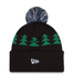New Era Knit Hat OSFM / Black Adult Minnesota Timberwolves New Era Black Hardwood Classic Knit Hat with Pom - Men's