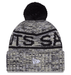 New Era Knit Hat OSFM / Black Adult New Orleans Saints New Era 2025 Black Sideline Cuffed Knit Hat With Pom - Men's