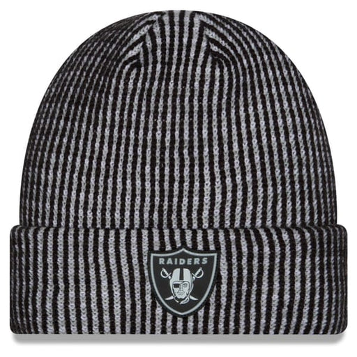 New Era Knit Hat OSFM / Black Adult NFL Las Vegas Raiders New Era 2026 Sideline Cuffed Knit-Unisex