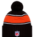 New Era Knit Hat OSFM / Black Cincinnati Bengals New Era 2024 Black Sideline Cuffed Knit Hat With Pom