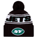 New Era Knit Hat OSFM / Black New York Jets New Era 2024 Black Sideline Cuffed Knit Hat With Pom