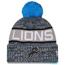 New Era Knit Hat OSFM / Blue Adult Detroit Lions New Era 2026 Rivalries Sideline Cuffed Knit-Unisex