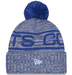New Era Knit Hat OSFM / Blue Adult Indianapolis Colts New Era 2025 Blue Sideline Cuffed Knit Hat With Pom - Men's