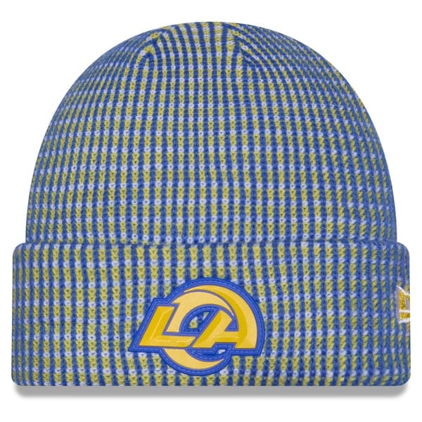 New Era Knit Hat OSFM / Blue Adult Los Angeles Rams New Era 2026 Blue Sideline Cuffed Knit-Unisex