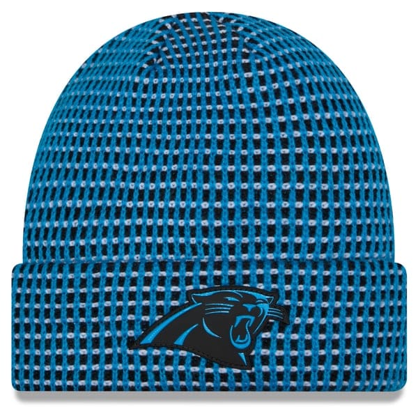 New Era Knit Hat OSFM / Blue Adult NFL Carolina Panthers New Era 2026 Blue Sideline Cuffed Knit-Unisex