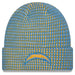 New Era Knit Hat OSFM / Blue Adult NFL Los Angeles Chargers New Era 2026 Powder Blue Sideline Cuffed Knit - Unisex
