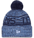 New Era Knit Hat OSFM / Blue Adult Tennessee Titans New Era 2025 Blue Sideline Cuffed Knit Hat With Pom - Men's