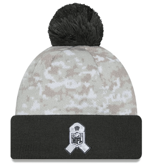 New Era Knit Hat OSFM / Camo Green Bay Packers New Era Camo 2024 Salute To Service Knit Hat - Men's